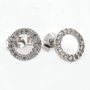 Heliophilia Silver Pendientes de Plata de Ley 925